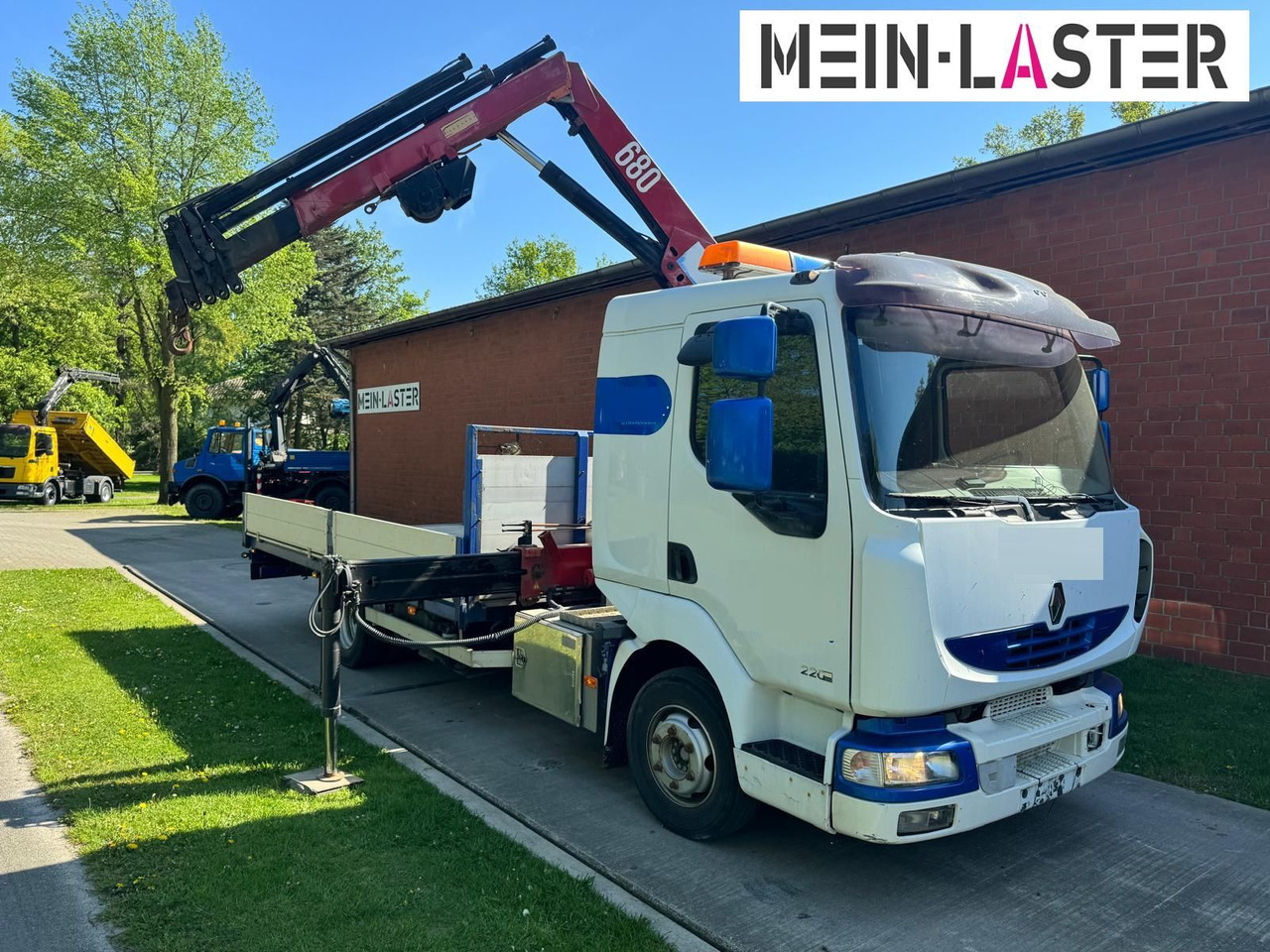 Sunkvežimis su kranu Renault Midlum 220 HMF 683 K4 15m-400 Kg Funk Seilwinde: foto 15