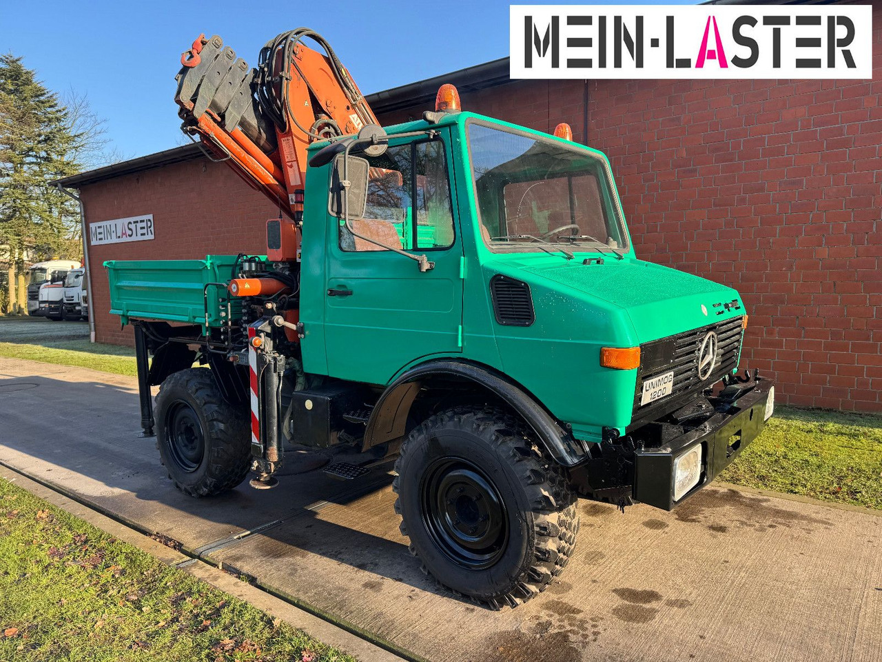 Unimog U 1200 Atlas 75.2 Kran 14 m Funk FB *1. Hand - Sunkvežimis su kranu, Savivartis sunkvežimis: foto 4 Unimog U 1200 Atlas 75.2 Kran 14 m Funk FB *1. Hand - Sunkvežimis su kranu, Savivartis sunkvežimis: foto 4
