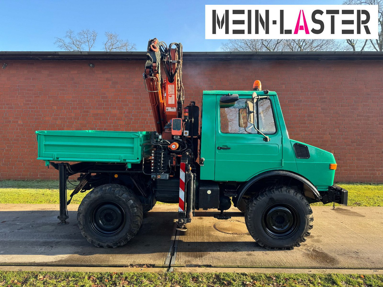Unimog U 1200 Atlas 75.2 Kran 14 m Funk FB *1. Hand - Sunkvežimis su kranu: foto 5 Unimog U 1200 Atlas 75.2 Kran 14 m Funk FB *1. Hand - Sunkvežimis su kranu: foto 5
