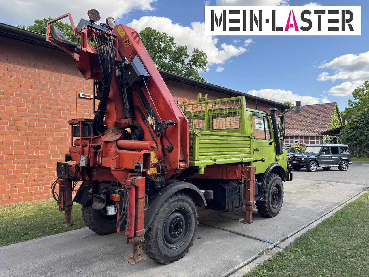 Unimog U 1650 PK 10500 Kran 15 m max. 3,9 t Seilwinde - Sunkvežimis su kranu: foto 4 Unimog U 1650 PK 10500 Kran 15 m max. 3,9 t Seilwinde - Sunkvežimis su kranu: foto 4
