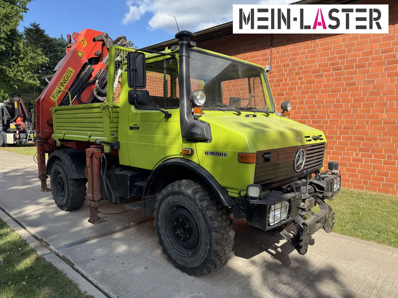 Unimog U 1650 PK 10500 Kran 15 m max. 3,9 t Seilwinde - Sunkvežimis su kranu: foto 3 Unimog U 1650 PK 10500 Kran 15 m max. 3,9 t Seilwinde - Sunkvežimis su kranu: foto 3