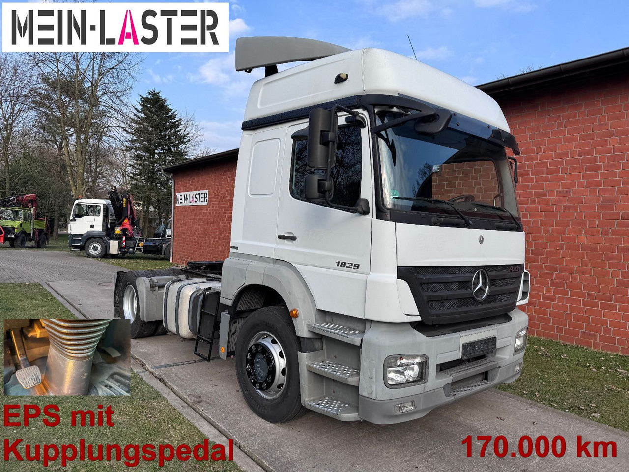 Mercedes-Benz Axor 1829 nur 170.070 km Bett Klima - Vilkikas: foto 1 Mercedes-Benz Axor 1829 nur 170.070 km Bett Klima - Vilkikas: foto 1
