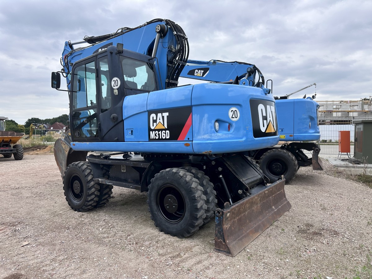 CATERPILLAR M 316 D Oil Quick OQ 65 Deutsche Maschine Top ! - Ratinis ekskavatorius: foto 3 CATERPILLAR M 316 D Oil Quick OQ 65 Deutsche Maschine Top ! - Ratinis ekskavatorius: foto 3