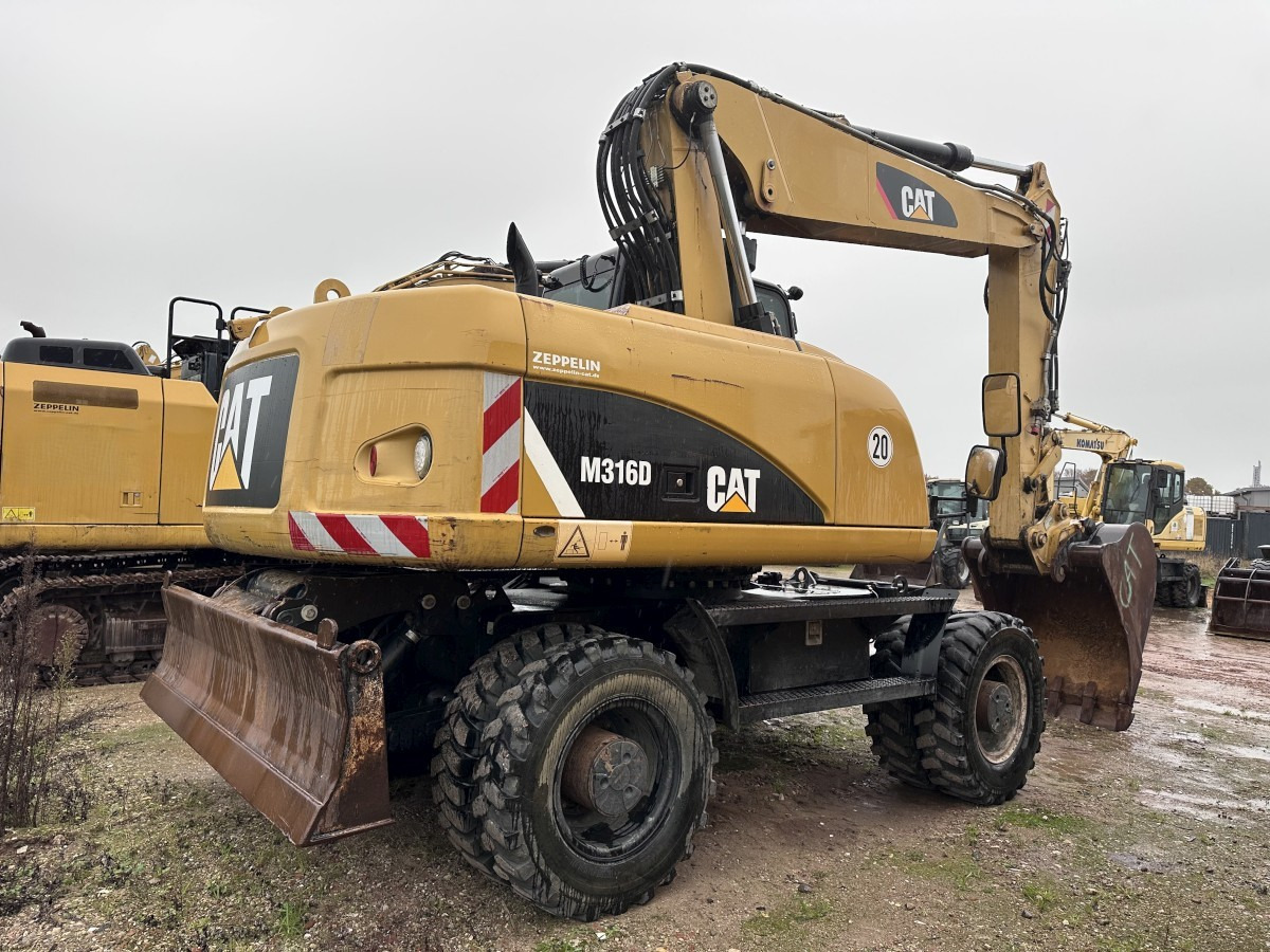 CATERPILLAR M 316 D full Hydr. Top Zustand German machine ! - Ratinis ekskavatorius: foto 3 CATERPILLAR M 316 D full Hydr. Top Zustand German machine ! - Ratinis ekskavatorius: foto 3