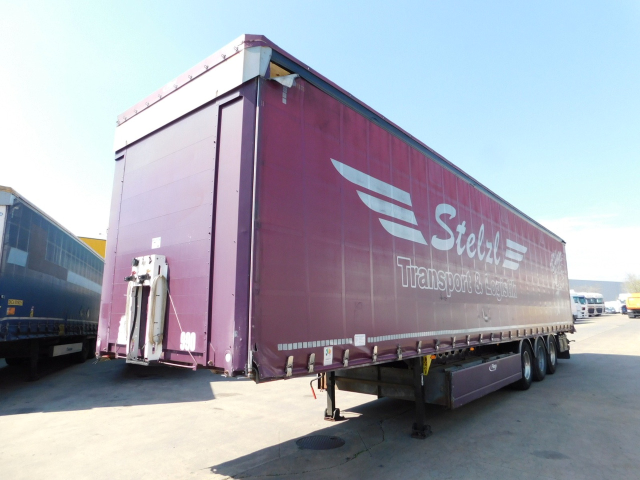 Fliegl Sds 390 - Tentinė puspriekabė: foto 1 Fliegl Sds 390 - Tentinė puspriekabė: foto 1
