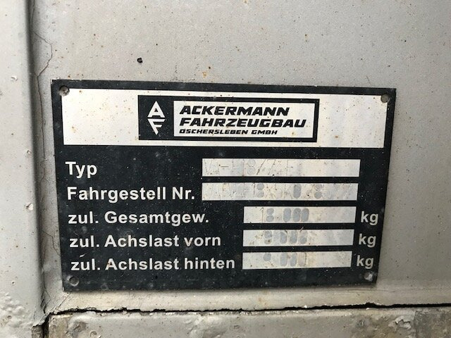 Ackermann VA-F 18/7.4E VA-F 18/7.4E Kühlanhänger, Thermo-King, LBW - Refrižeratorius priekaba: foto 5 Ackermann VA-F 18/7.4E VA-F 18/7.4E Kühlanhänger, Thermo-King, LBW - Refrižeratorius priekaba: foto 5