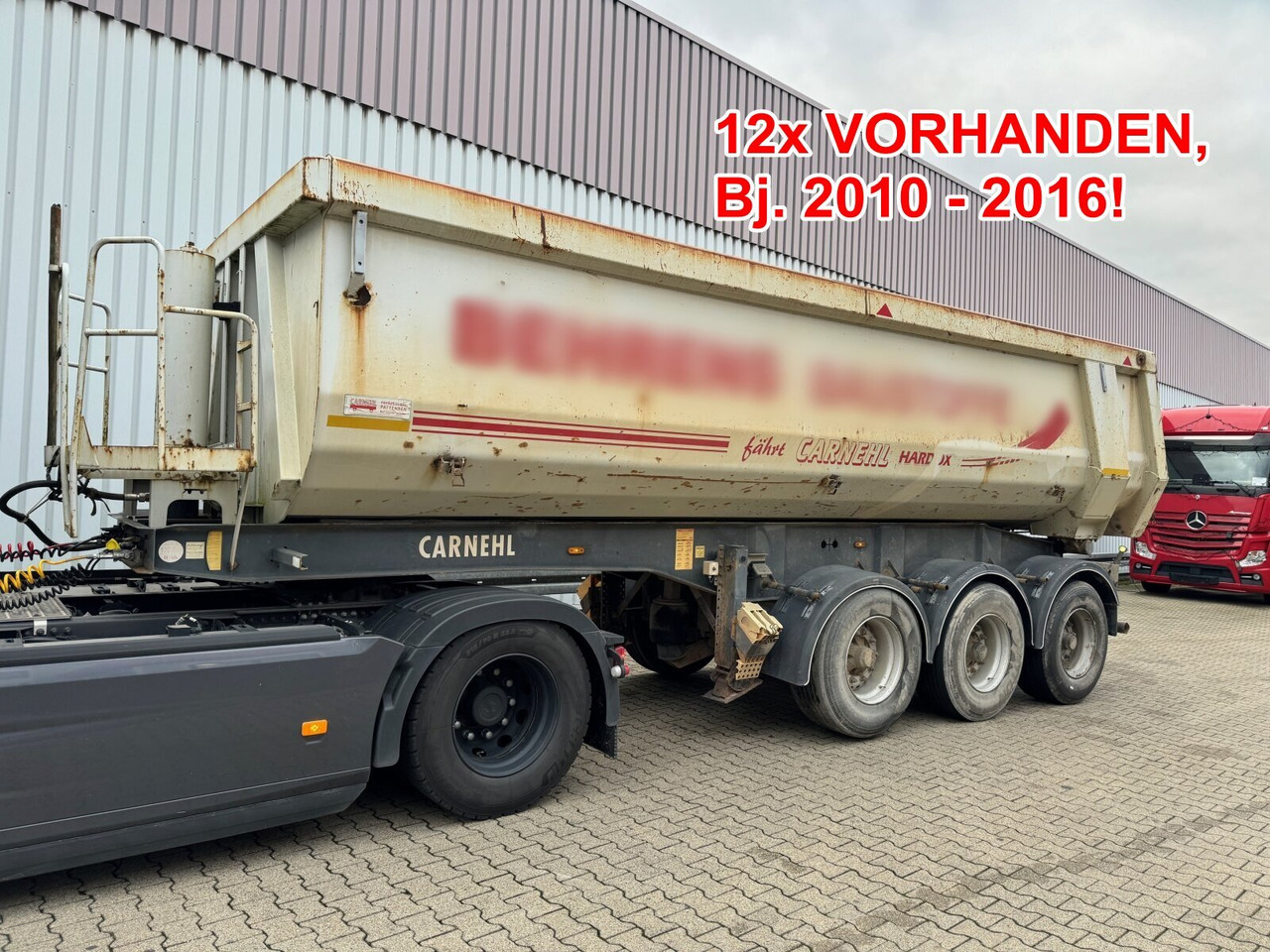 Carnehl CHKS/HH CHKS/HH, Stahlmulde ca. 26m³, 20x VORHANDEN, Liftachse - Savivartis puspriekabė: foto 1 Carnehl CHKS/HH CHKS/HH, Stahlmulde ca. 26m³, 20x VORHANDEN, Liftachse - Savivartis puspriekabė: foto 1