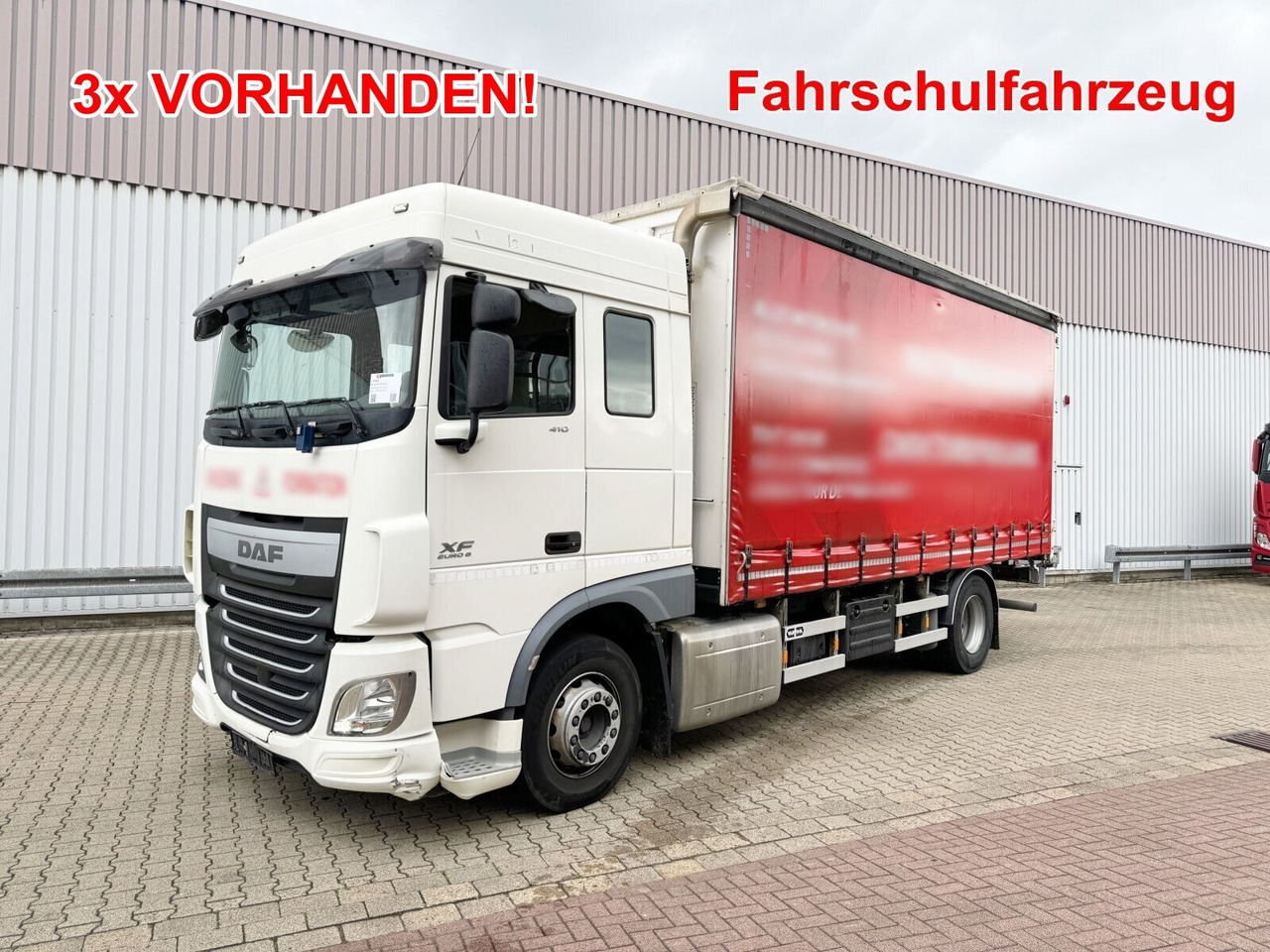 DAF XF 410 FA 4x2 XF 410 FA 4x2, Fahrschule, 2x AHK, 6 Sitze - Platforminis/ Bortinis sunkvežimis: foto 1 DAF XF 410 FA 4x2 XF 410 FA 4x2, Fahrschule, 2x AHK, 6 Sitze - Platforminis/ Bortinis sunkvežimis: foto 1