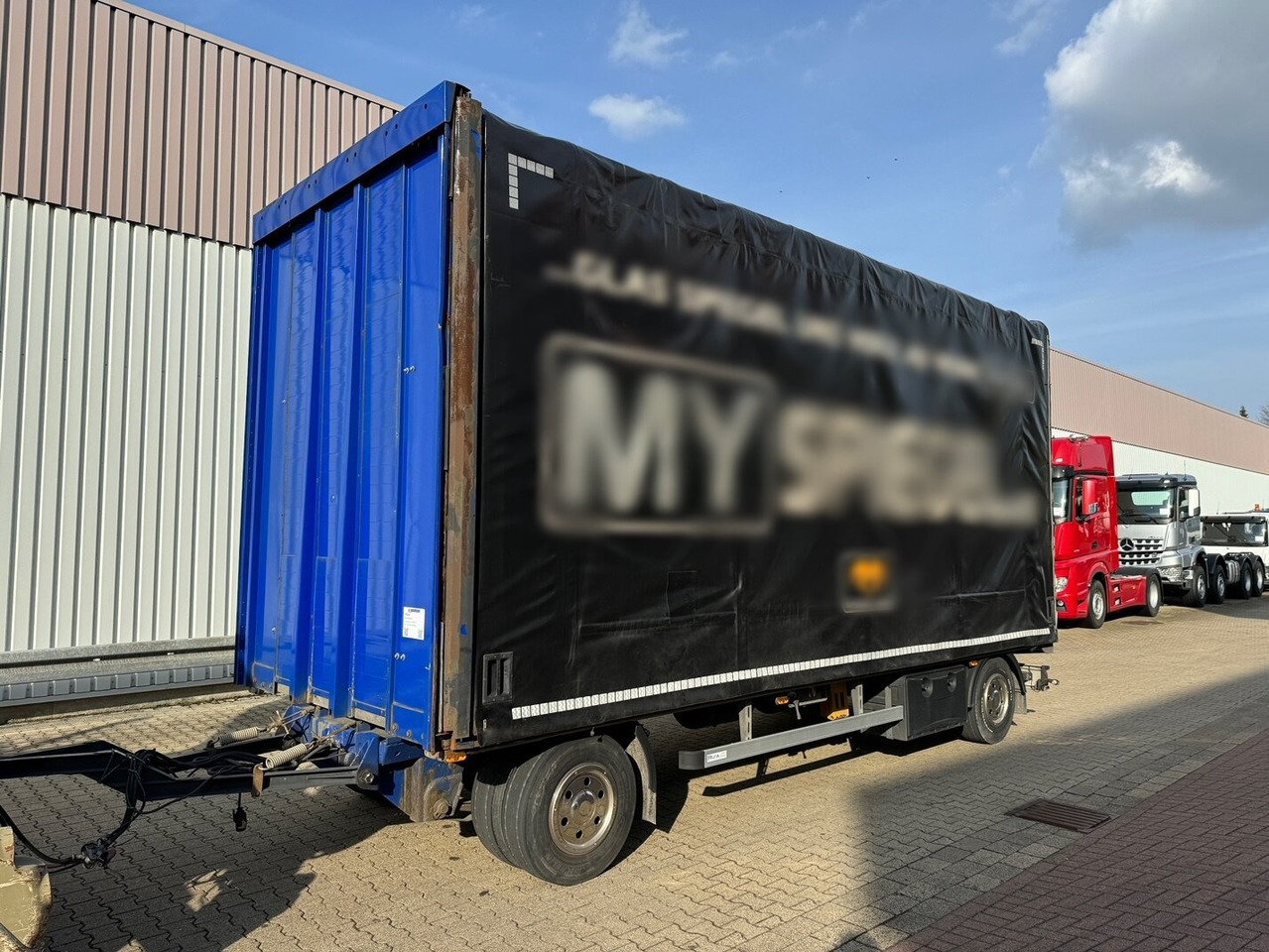 Platforminė/ Bortinė priekaba DHS18-22 RUFA DHS18-22: foto 7