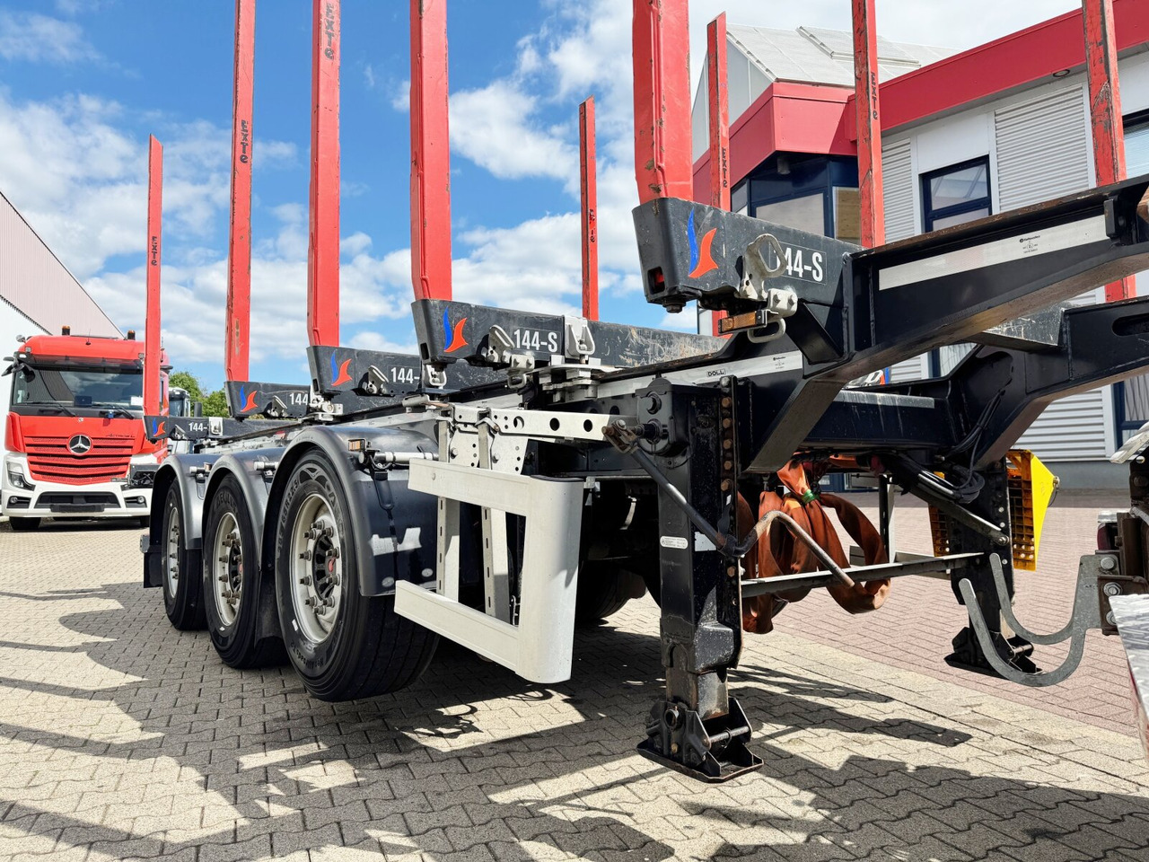 Miškovežio puspriekabė Doll LOGO H3L-14XL LOGO H3L-14XL, Liftachse, Nachlauflenkachse, teleskopierbar 9,4m-12,9: foto 13 Miškovežio puspriekabė Doll LOGO H3L-14XL LOGO H3L-14XL, Liftachse, Nachlauflenkachse, teleskopierbar 9,4m-12,9: foto 13