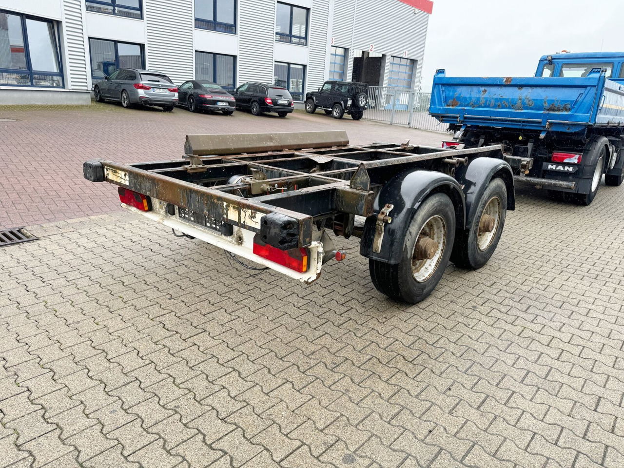 Kablio/ Skip loader priekaba EACA 135.20 T FUCHS EACA 135.20 T, Absetzanhänger für 1 Mulde: foto 8