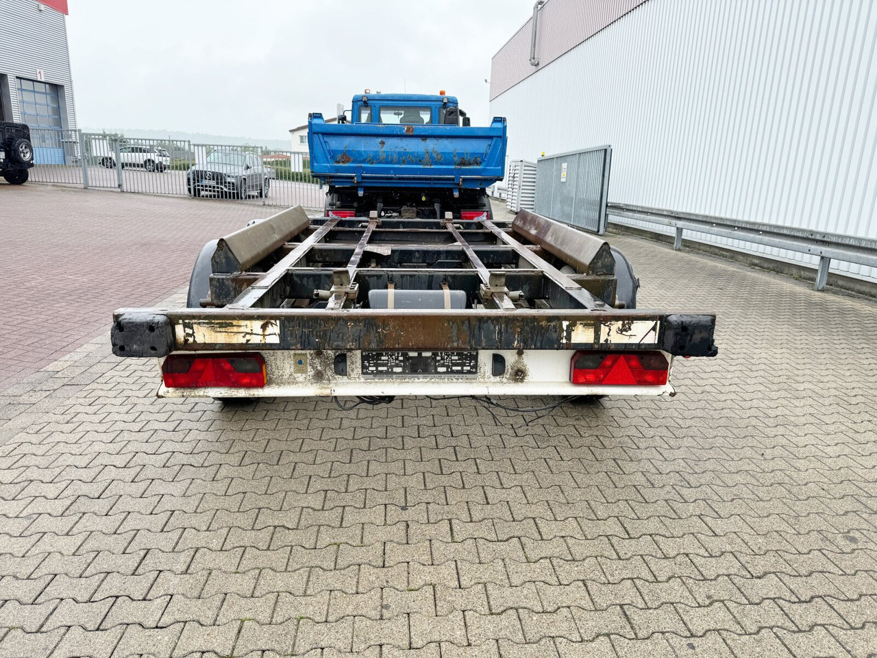 Kablio/ Skip loader priekaba EACA 135.20 T FUCHS EACA 135.20 T, Absetzanhänger für 1 Mulde: foto 7