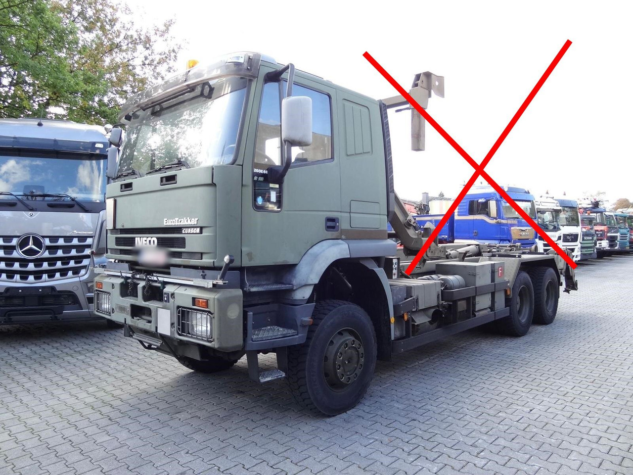 EuroTrakker 260E44W 6X6 EuroTrakker 260E44W 6X6, Retarder, ADR - Važiuoklės sunkvežimis: foto 1 EuroTrakker 260E44W 6X6 EuroTrakker 260E44W 6X6, Retarder, ADR - Važiuoklės sunkvežimis: foto 1