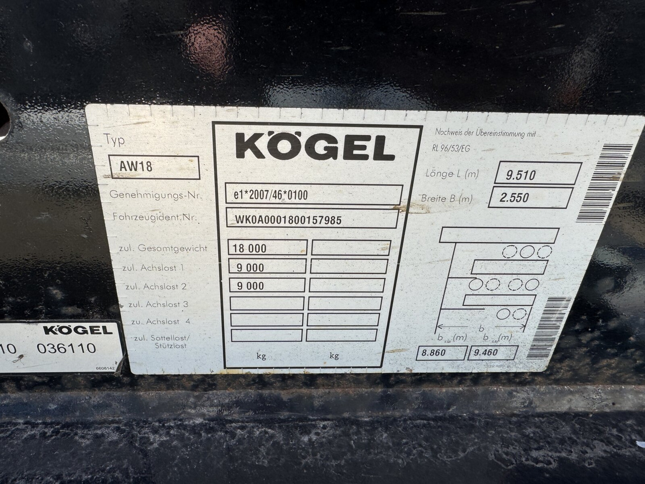 Kögel AW 18 AW 18 - Konteineris-vežimus/ Sukeisti kūną priekaba: foto 2 Kögel AW 18 AW 18 - Konteineris-vežimus/ Sukeisti kūną priekaba: foto 2