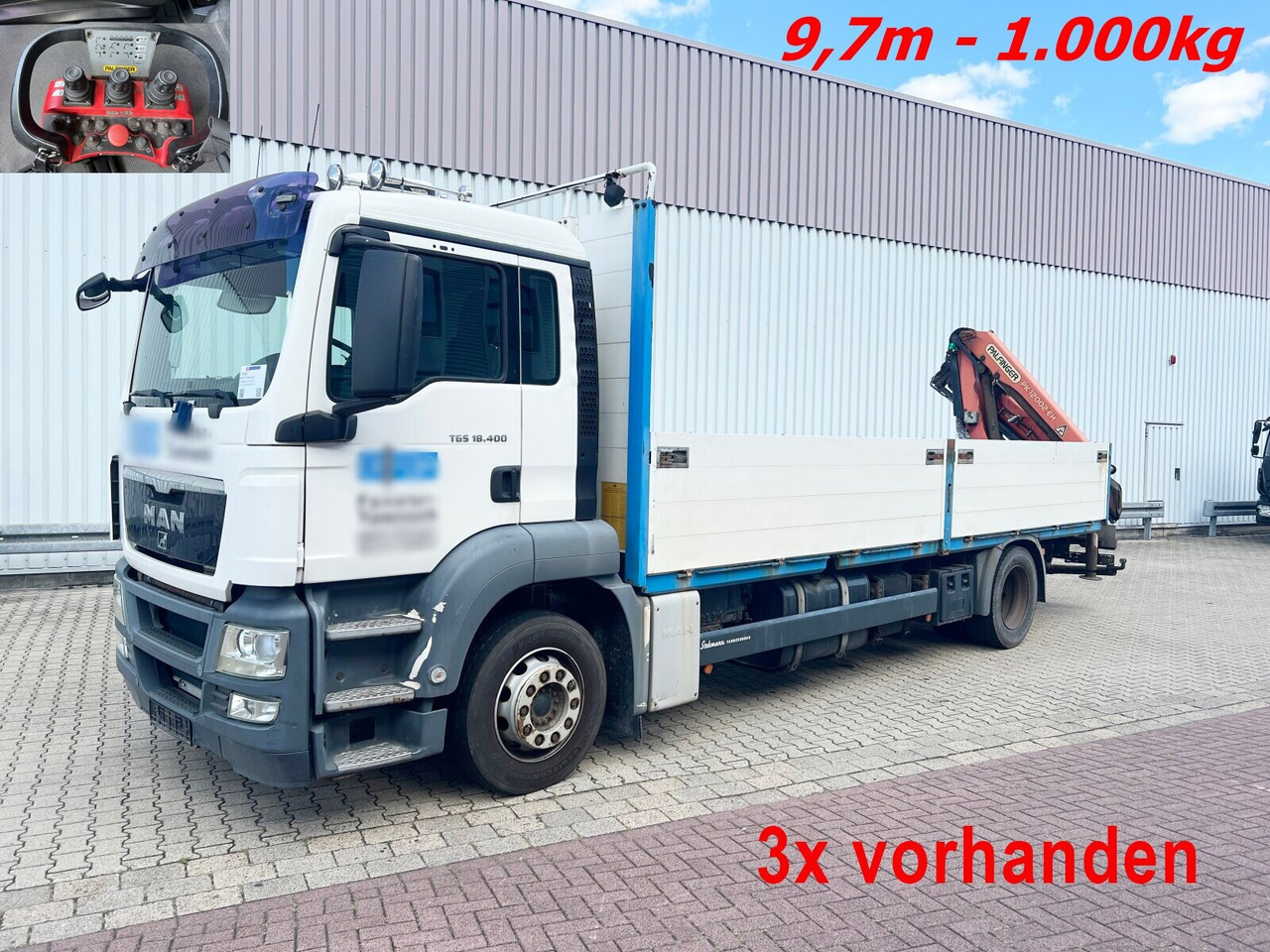 MAN TGS 18.400 4X2 BL TGS 18.400 4X2 BL, Kran PK 12002-EH B Funk, 2x AHK - Sunkvežimis su kranu: foto 1 MAN TGS 18.400 4X2 BL TGS 18.400 4X2 BL, Kran PK 12002-EH B Funk, 2x AHK - Sunkvežimis su kranu: foto 1