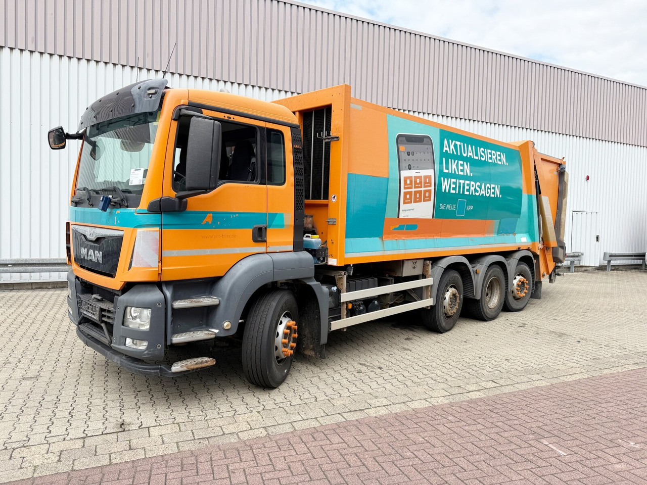 MAN TGS 35.360 8x2-6 BL TGS 35.360 8x2-6 BL, 2x Lenkachse, Zöller Medium XL, Zöller-Schüttung - Šiukšliavežis: foto 1 MAN TGS 35.360 8x2-6 BL TGS 35.360 8x2-6 BL, 2x Lenkachse, Zöller Medium XL, Zöller-Schüttung - Šiukšliavežis: foto 1