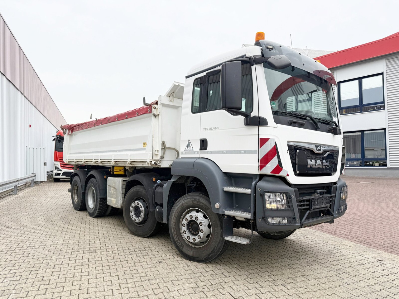 Savivartis sunkvežimis MAN TGS 35.460 8X4 BB TGS 35.460 8X4 BB, Meiller Bordmatik, Rollplane, 13m³: foto 10