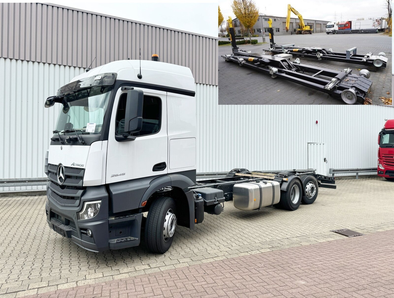 Mercedes-Benz Actros 2545 L 6x2 Actros 2545 L 6x2, Lenk-/Liftachse, StreamSpace, MultimediaCockpit - Hook-lift sunkvežimis: foto 1 Mercedes-Benz Actros 2545 L 6x2 Actros 2545 L 6x2, Lenk-/Liftachse, StreamSpace, MultimediaCockpit - Hook-lift sunkvežimis: foto 1