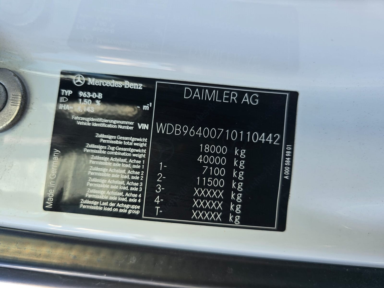 Mercedes-Benz Arocs 1827/30 A 4x4 Arocs 1827/30 A 4x4, mehrfach vorhanden! - Važiuoklės sunkvežimis: foto 4 Mercedes-Benz Arocs 1827/30 A 4x4 Arocs 1827/30 A 4x4, mehrfach vorhanden! - Važiuoklės sunkvežimis: foto 4