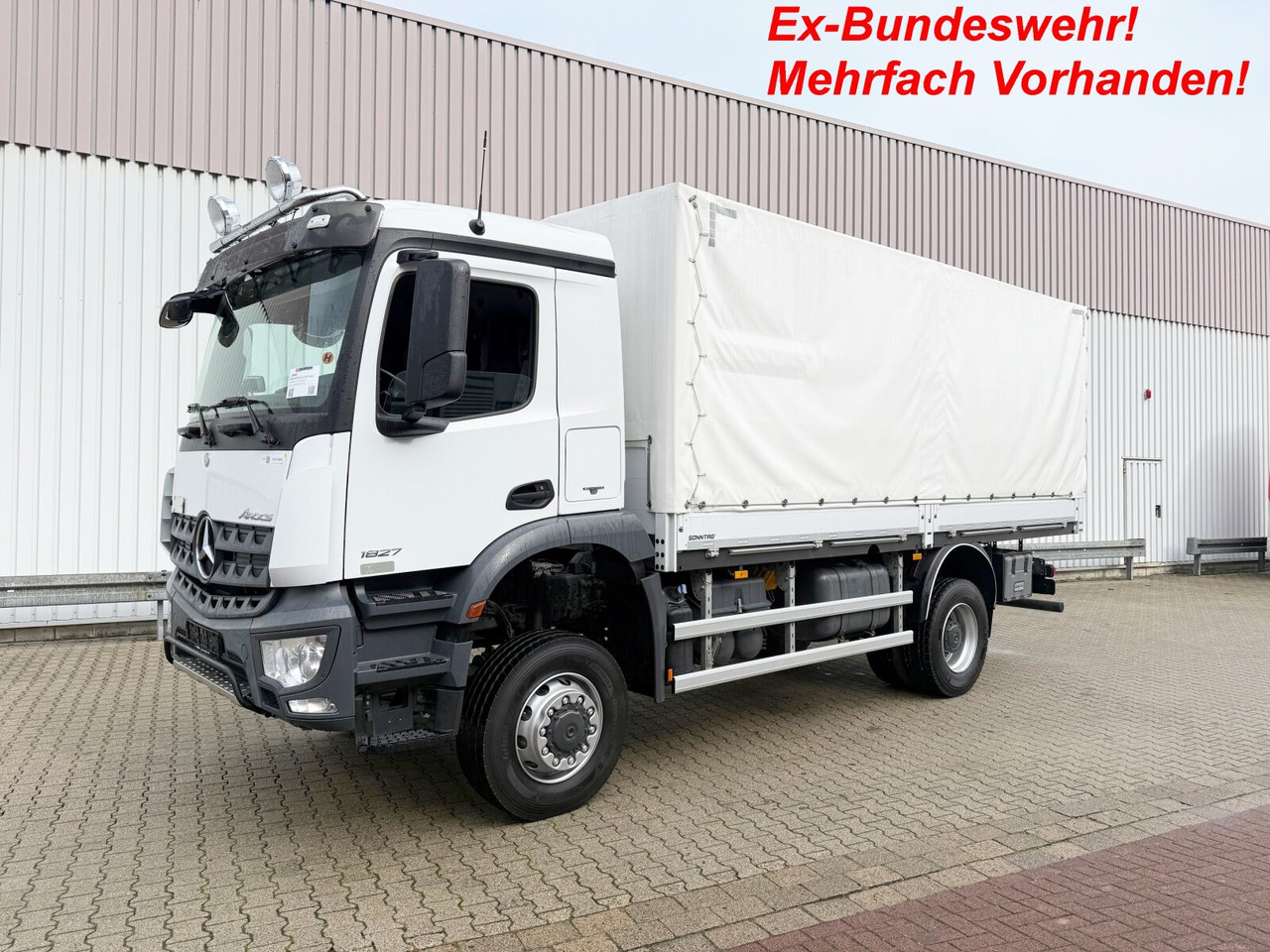 Mercedes-Benz Arocs 1827 A 4x4 Arocs 1827 A 4x4, Ex-! - Platforminis/ Bortinis sunkvežimis: foto 1 Mercedes-Benz Arocs 1827 A 4x4 Arocs 1827 A 4x4, Ex-! - Platforminis/ Bortinis sunkvežimis: foto 1