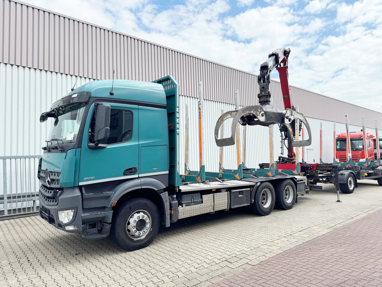 Mercedes-Benz Arocs 2651 L 6x4 Arocs 2651 L 6x4, Retarder, StreamSpace, Heckkran Epsilon M120L80 - Miškovežis, Sunkvežimis su kranu: foto 1 Mercedes-Benz Arocs 2651 L 6x4 Arocs 2651 L 6x4, Retarder, StreamSpace, Heckkran Epsilon M120L80 - Miškovežis, Sunkvežimis su kranu: foto 1