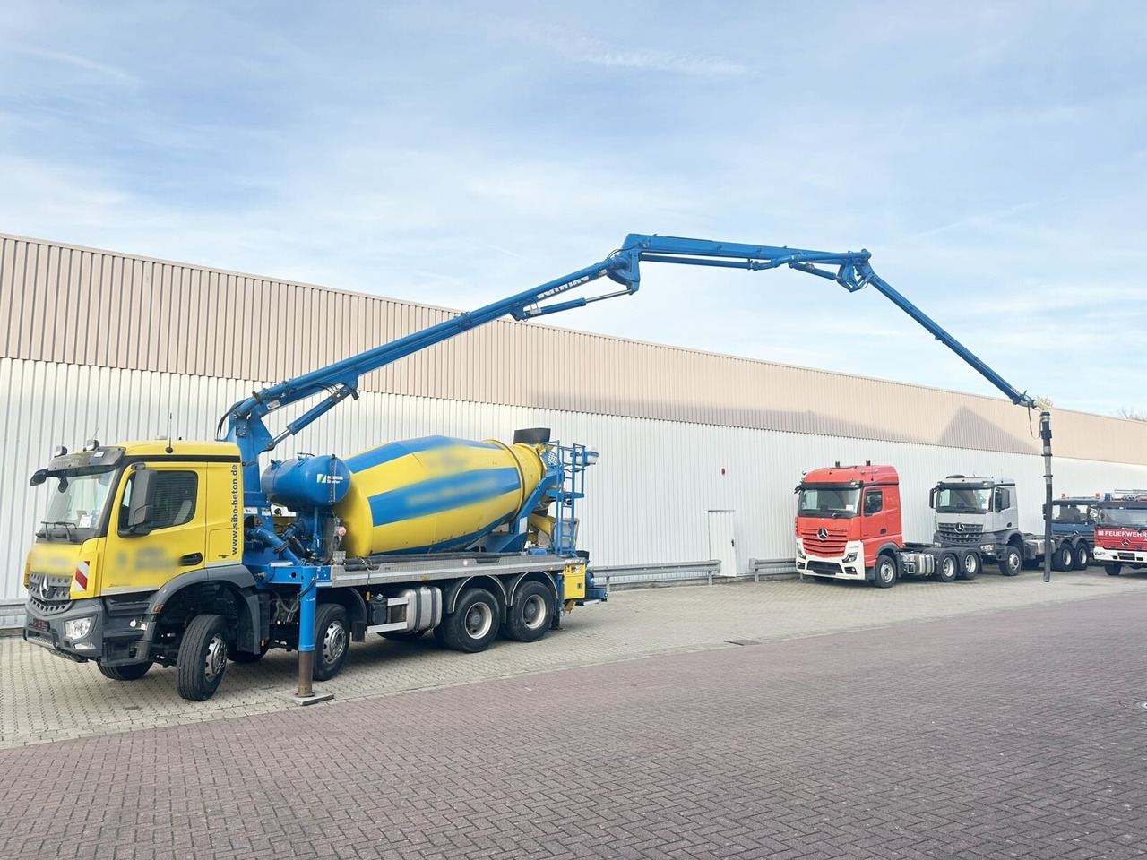 Betono siurblys Mercedes-Benz Arocs 3246 B 8x4 Stetter Mischer 7m³, Pumpe 25m Arocs 3246 B 8x4 Stetter Mischer 7m³, Pumpe 25m: foto 8