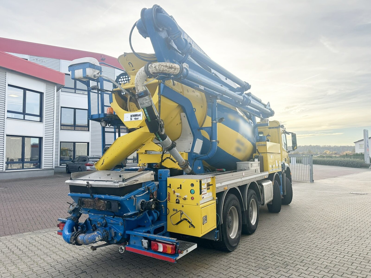 Betono siurblys Mercedes-Benz Arocs 3246 B 8x4 Stetter Mischer 7m³, Pumpe 25m Arocs 3246 B 8x4 Stetter Mischer 7m³, Pumpe 25m: foto 11