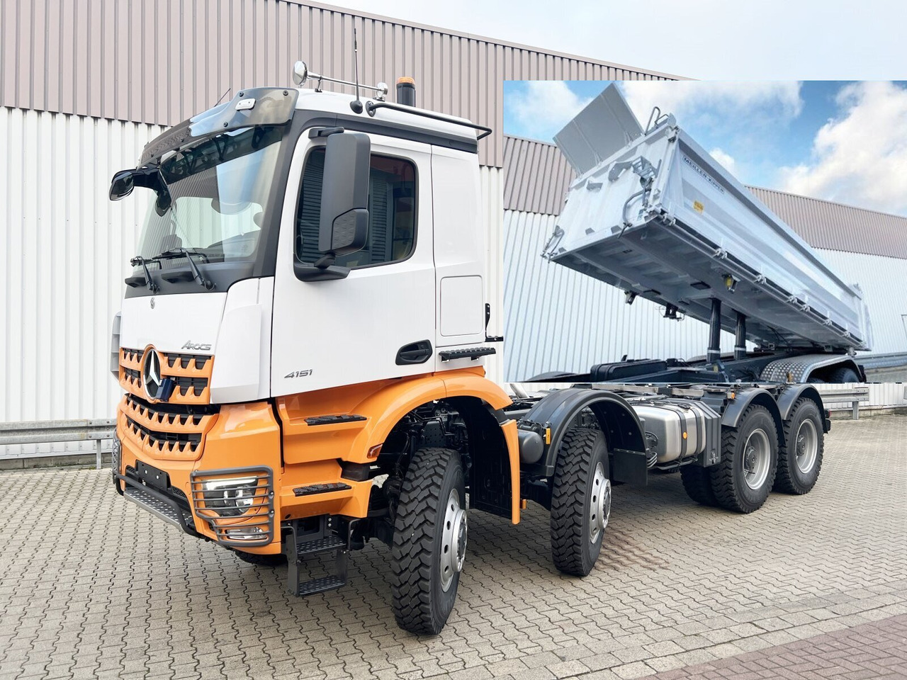 Mercedes-Benz Arocs 4151 AK 8x8/4 Arocs 4151 AK 8x8/4, Grounder - Savivartis sunkvežimis: foto 1 Mercedes-Benz Arocs 4151 AK 8x8/4 Arocs 4151 AK 8x8/4, Grounder - Savivartis sunkvežimis: foto 1