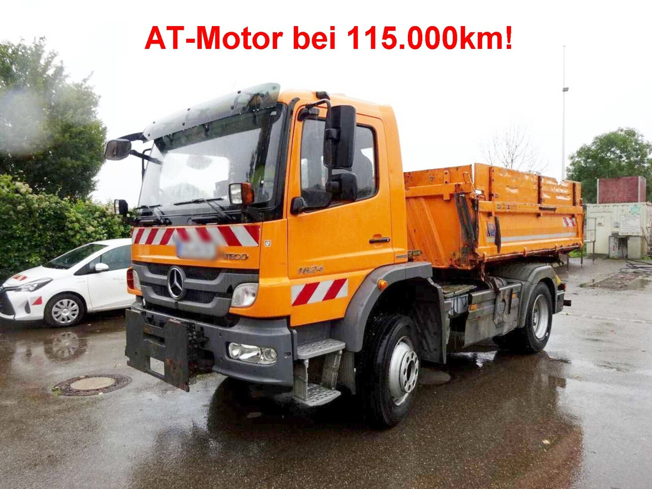 Mercedes-Benz Atego 1624 AK 4x4 Atego 1624 AK 4x4, AT-Motor, Winterdienstausstattung - Savivartis sunkvežimis, Sunkvežimis su kranu: foto 1 Mercedes-Benz Atego 1624 AK 4x4 Atego 1624 AK 4x4, AT-Motor, Winterdienstausstattung - Savivartis sunkvežimis, Sunkvežimis su kranu: foto 1