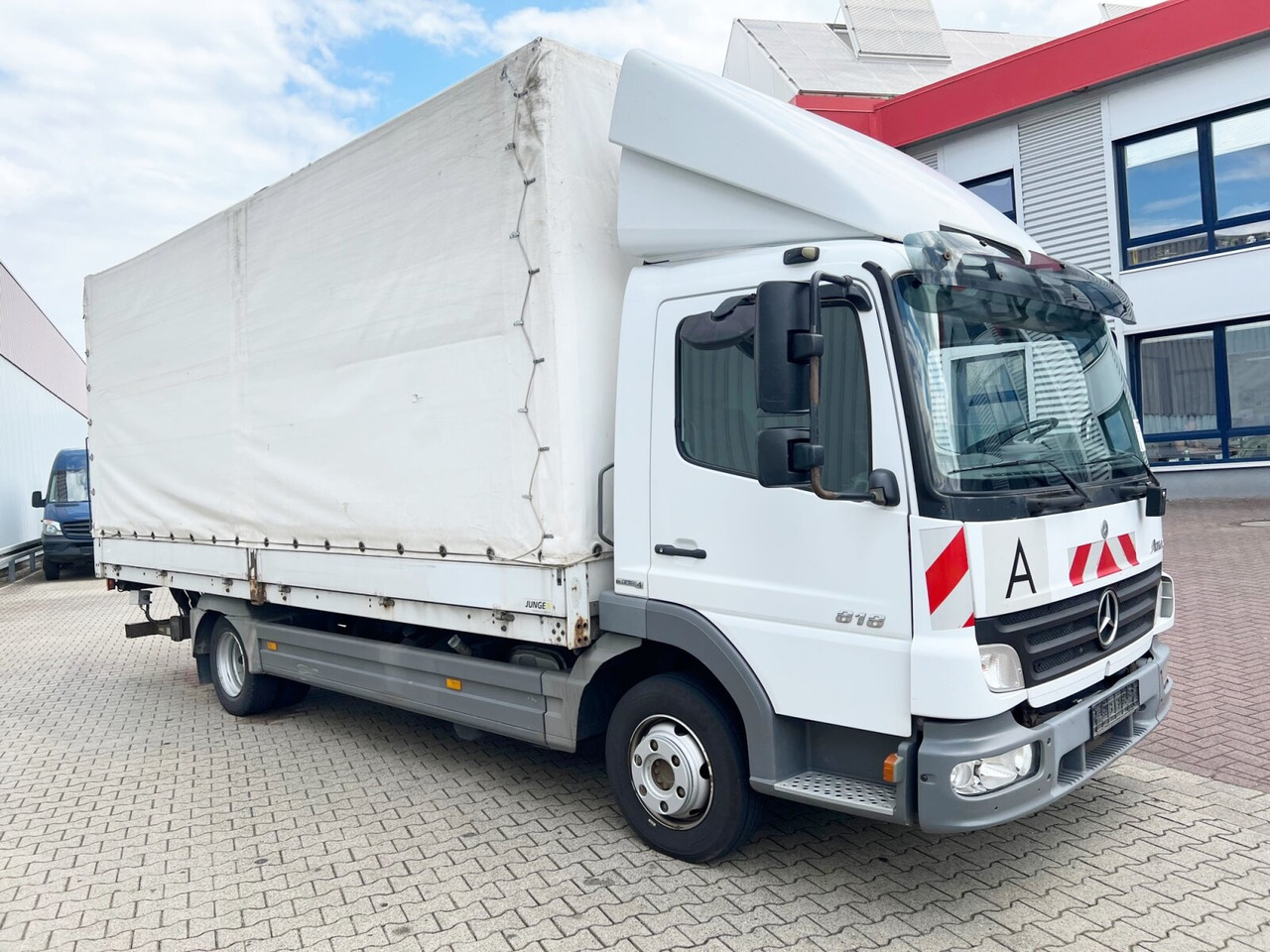 Tentinis sunkvežimis Mercedes-Benz Atego 818 L 4x2 Atego 818 L 4x2 mit LBW BÄR: foto 7