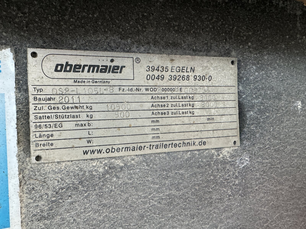 OS2-L105 L/B OS2-L105 L/B, durchladbar, Edscha, Ex-Fahrschule! - Platforminė/ Bortinė priekaba: foto 5 OS2-L105 L/B OS2-L105 L/B, durchladbar, Edscha, Ex-Fahrschule! - Platforminė/ Bortinė priekaba: foto 5