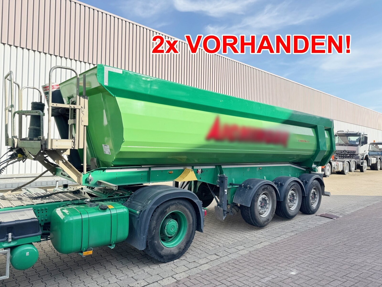 Schwarzmüller K-Serie Kippauflieger K-Serie Kippauflieger, Hardoxmulde ca. 25m³, 2x Liftachse - Puspriekabė: foto 1 Schwarzmüller K-Serie Kippauflieger K-Serie Kippauflieger, Hardoxmulde ca. 25m³, 2x Liftachse - Puspriekabė: foto 1