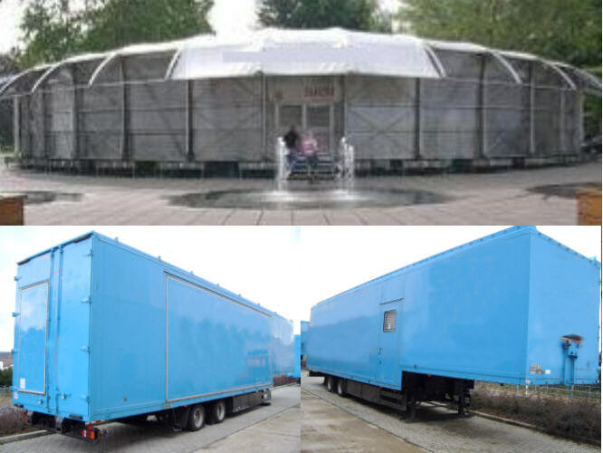 SAnh SAK17 WILLE SAK17 mobile Austellungshalle Mega Jumbo - Furgonas puspriekabė: foto 1 SAnh SAK17 WILLE SAK17 mobile Austellungshalle Mega Jumbo - Furgonas puspriekabė: foto 1