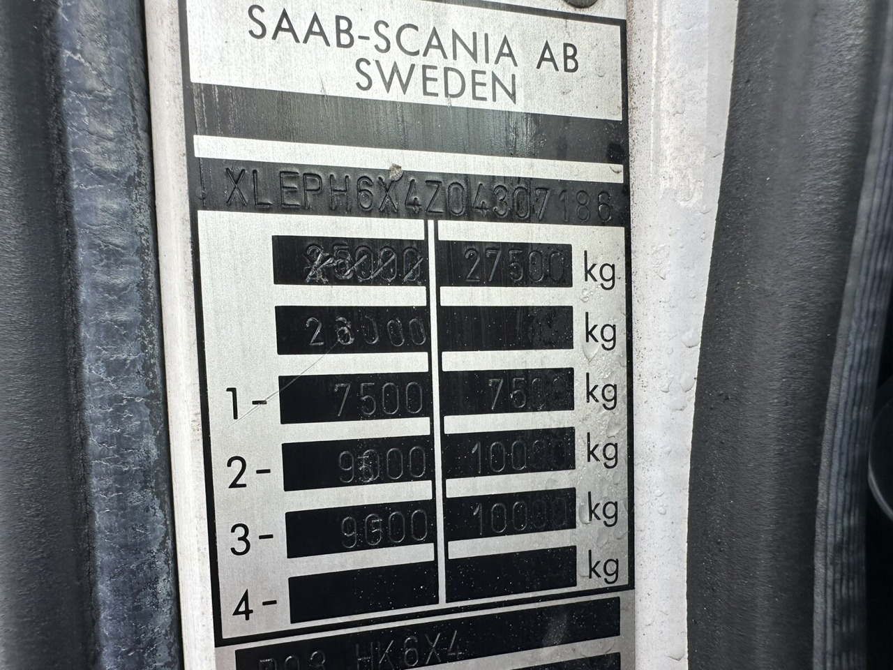 Scania P93 HK 250 6x4L P93 HK 250 6x4L - Važiuoklės sunkvežimis: foto 3 Scania P93 HK 250 6x4L P93 HK 250 6x4L - Važiuoklės sunkvežimis: foto 3