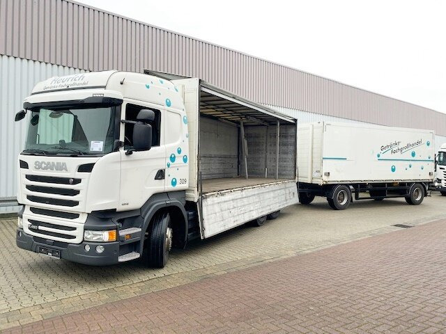 Furgonas sunkvežimis Scania R450 LB 6x2-4 R450 LB 6x2-4 Getränkekoffer, Retarder, Lift-/Lenkachse, Stapleraufnahme: foto 6
