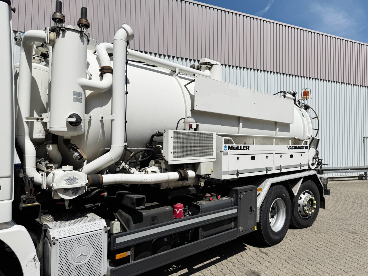 Sunkvežimis Mercedes-Benz Actros 2541 L 6x2 Actros 2541 L 6x2, Müller Saug-/Spülwagen ca. 12m³, Widi-Platte, Lift-/Lenkachse: foto 6