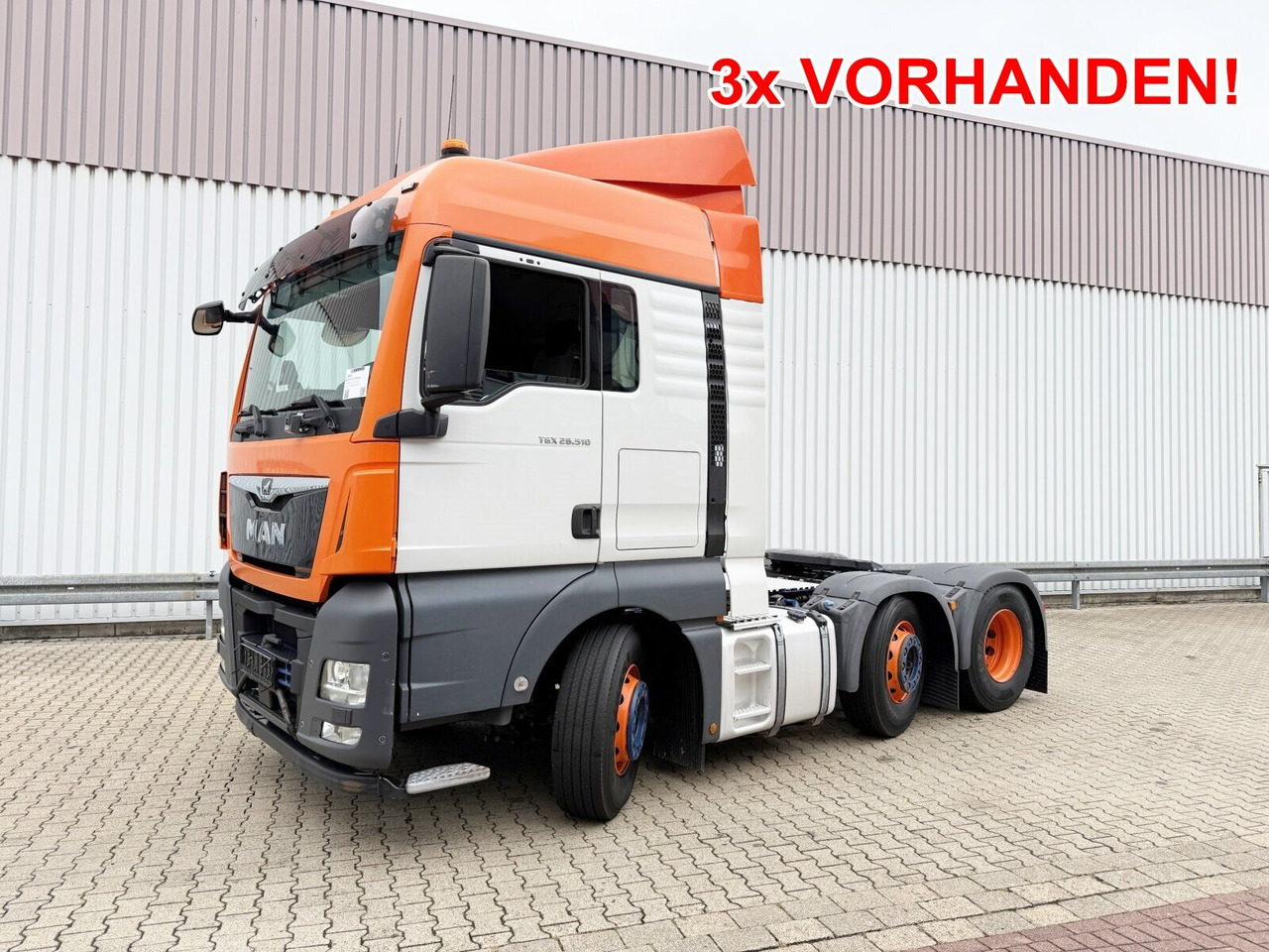 MAN TGX 26.510 6X2/4 BLS TGX 26.510 6X2/4 BLS, Intarder, Vorlauflenk-/lift, Standklima, XXL-Fahrerhaus, 70t - Vilkikas: foto 1 MAN TGX 26.510 6X2/4 BLS TGX 26.510 6X2/4 BLS, Intarder, Vorlauflenk-/lift, Standklima, XXL-Fahrerhaus, 70t - Vilkikas: foto 1