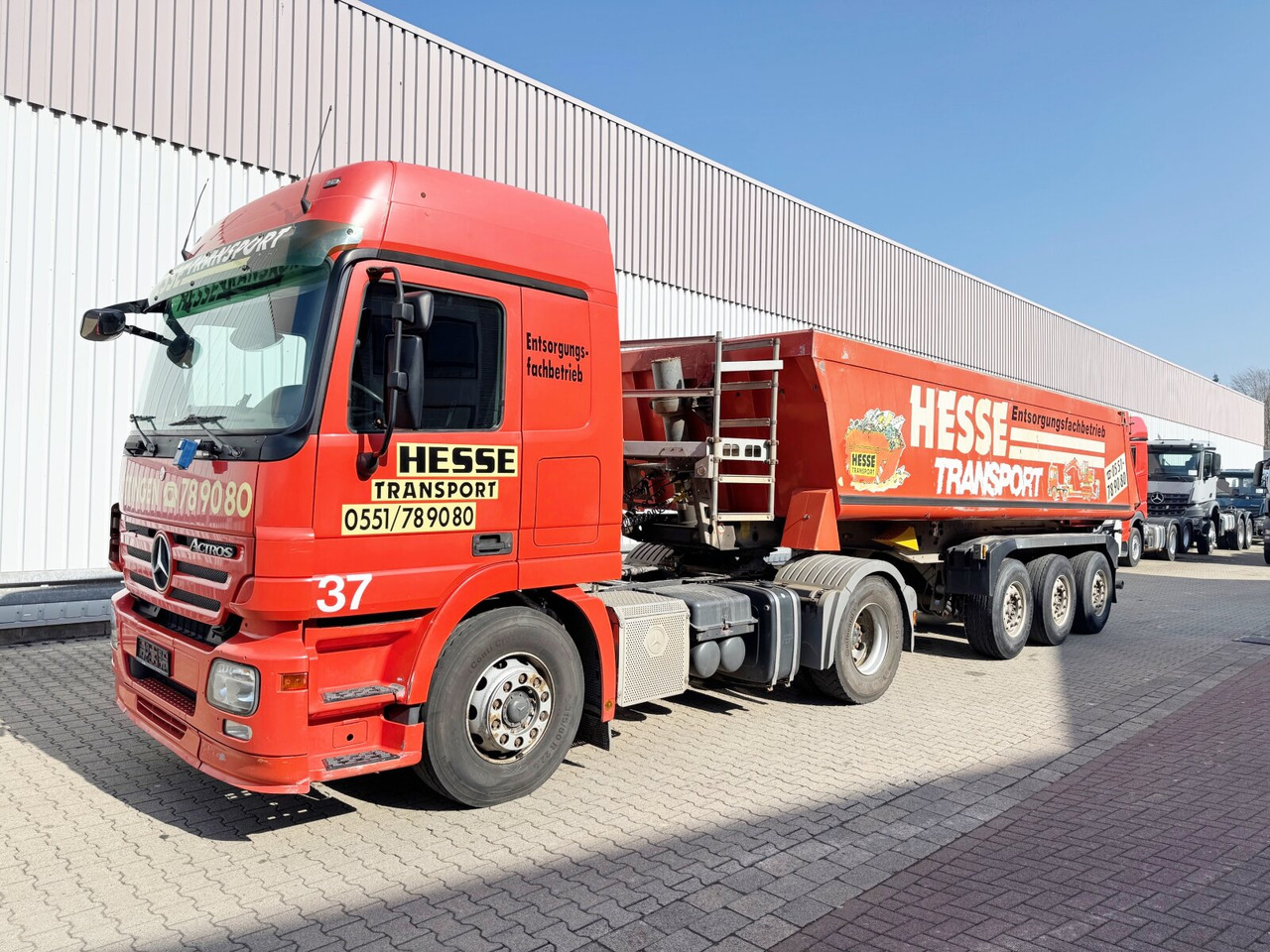 Vilkikas Mercedes-Benz Actros 1844 LS 4x2 Actros 1844 LS 4x2, Kipphydraulik: foto 8