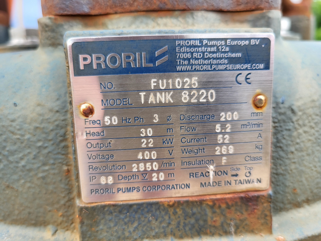 Proril Tank 8220 - Vandens siurblys: foto 4 Proril Tank 8220 - Vandens siurblys: foto 4