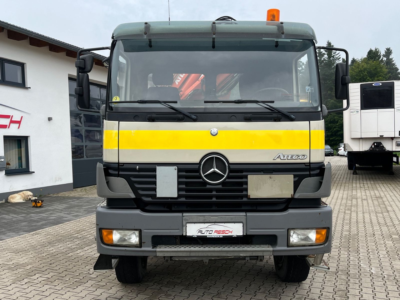 Mercedes-Benz Atego 1823 4x4 Kipper mit Kran Atlas 125.2 Funk - Savivartis sunkvežimis, Sunkvežimis su kranu: foto 5 Mercedes-Benz Atego 1823 4x4 Kipper mit Kran Atlas 125.2 Funk - Savivartis sunkvežimis, Sunkvežimis su kranu: foto 5