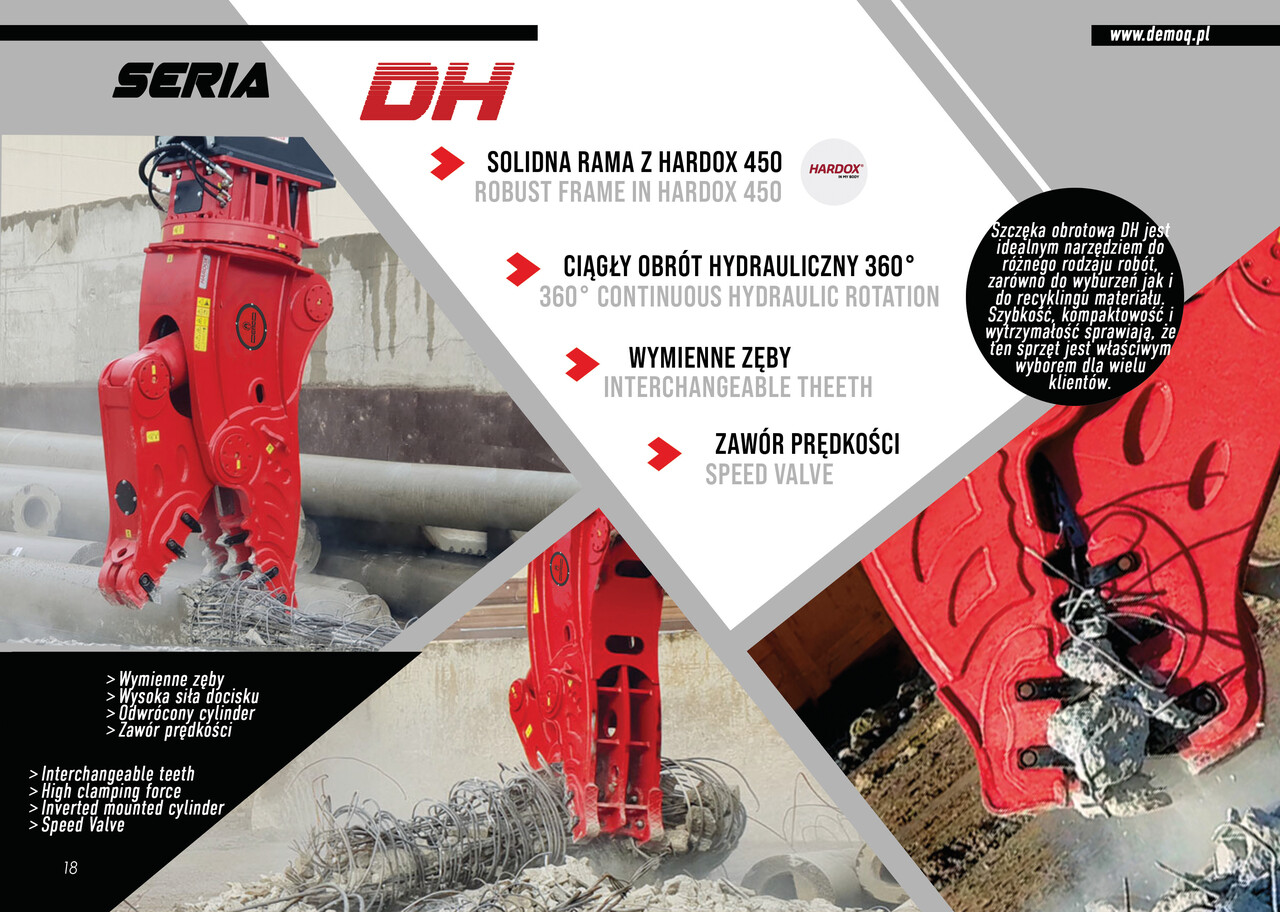DEMOQ DH16 Hydraulic Rotating Pulveriser Crusher 1750 KG - Hidraulinės žirklės - Ekskavatorius: foto 4 DEMOQ DH16 Hydraulic Rotating Pulveriser Crusher 1750 KG - Hidraulinės žirklės - Ekskavatorius: foto 4