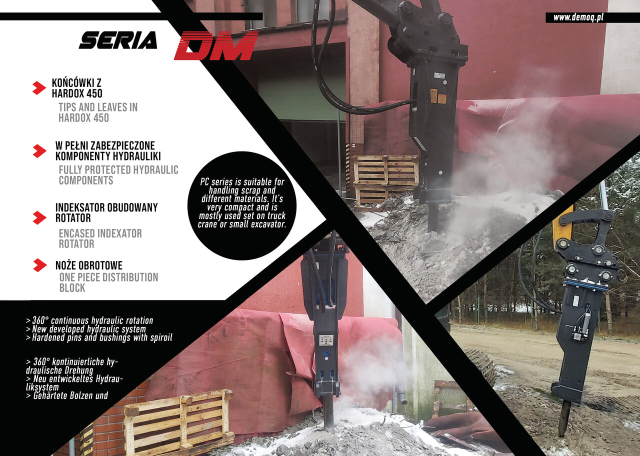 DEMOQ DM150 Hydraulic breaker 150 kg - Hidraulinis kūjis - Ekskavatorius: foto 2 DEMOQ DM150 Hydraulic breaker 150 kg - Hidraulinis kūjis - Ekskavatorius: foto 2