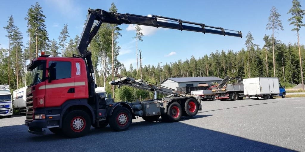 Scania R420 - Sunkvežimis su kranu: foto 1 Scania R420 - Sunkvežimis su kranu: foto 1