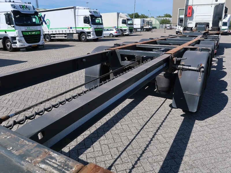 Konteineris-vežimus/ Sukeisti kūną puspriekabė Renders FCC, BPW 2x20/40/45 FT, TUV, NL Trailer, TOP!: foto 13