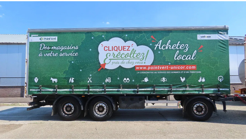 Lecitrailer 27000 kg!   Liftaxel, 3 axel BPW, Edscha - Tentinė priekaba: foto 1 Lecitrailer 27000 kg!   Liftaxel, 3 axel BPW, Edscha - Tentinė priekaba: foto 1