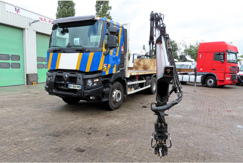 Renault C430 Bj 2018 HIAB X-HIDOU 18 8 RETARDER, WHEELBASE 4.35M, NAVI - Sunkvežimis su kranu: foto 3 Renault C430 Bj 2018 HIAB X-HIDOU 18 8 RETARDER, WHEELBASE 4.35M, NAVI - Sunkvežimis su kranu: foto 3