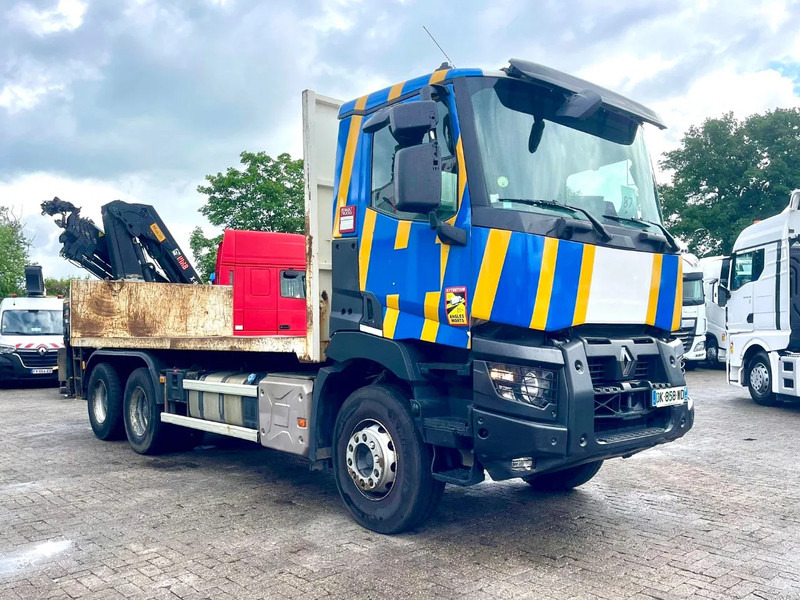 Renault C430 Bj 2018 HIAB X-HIDOU 18 8 , RETARDER, WHEELBASE 4.35M, NAVI - Sunkvežimis su kranu: foto 1 Renault C430 Bj 2018 HIAB X-HIDOU 18 8 , RETARDER, WHEELBASE 4.35M, NAVI - Sunkvežimis su kranu: foto 1