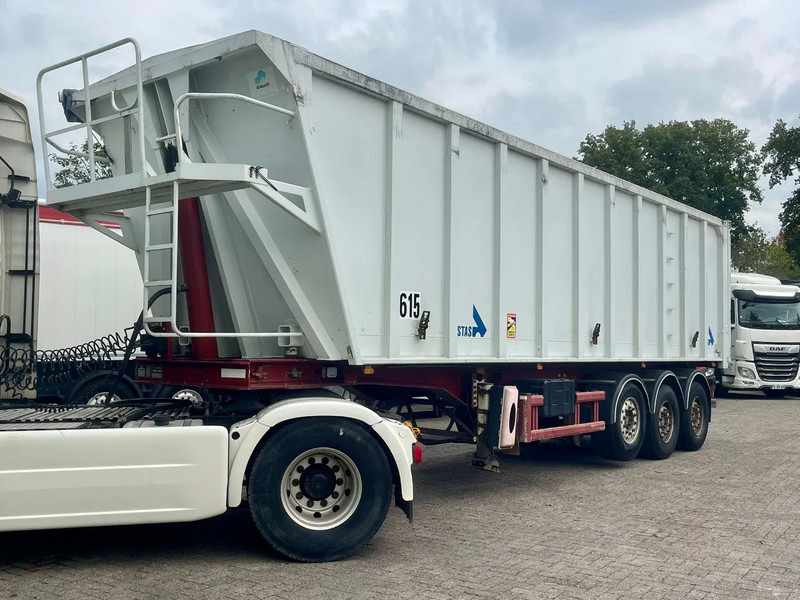 Stas TOP CONDITION 48m3, disc breaks, AIR SUSP, SAF AXLES! - Savivartis puspriekabė: foto 2 Stas TOP CONDITION 48m3, disc breaks, AIR SUSP, SAF AXLES! - Savivartis puspriekabė: foto 2