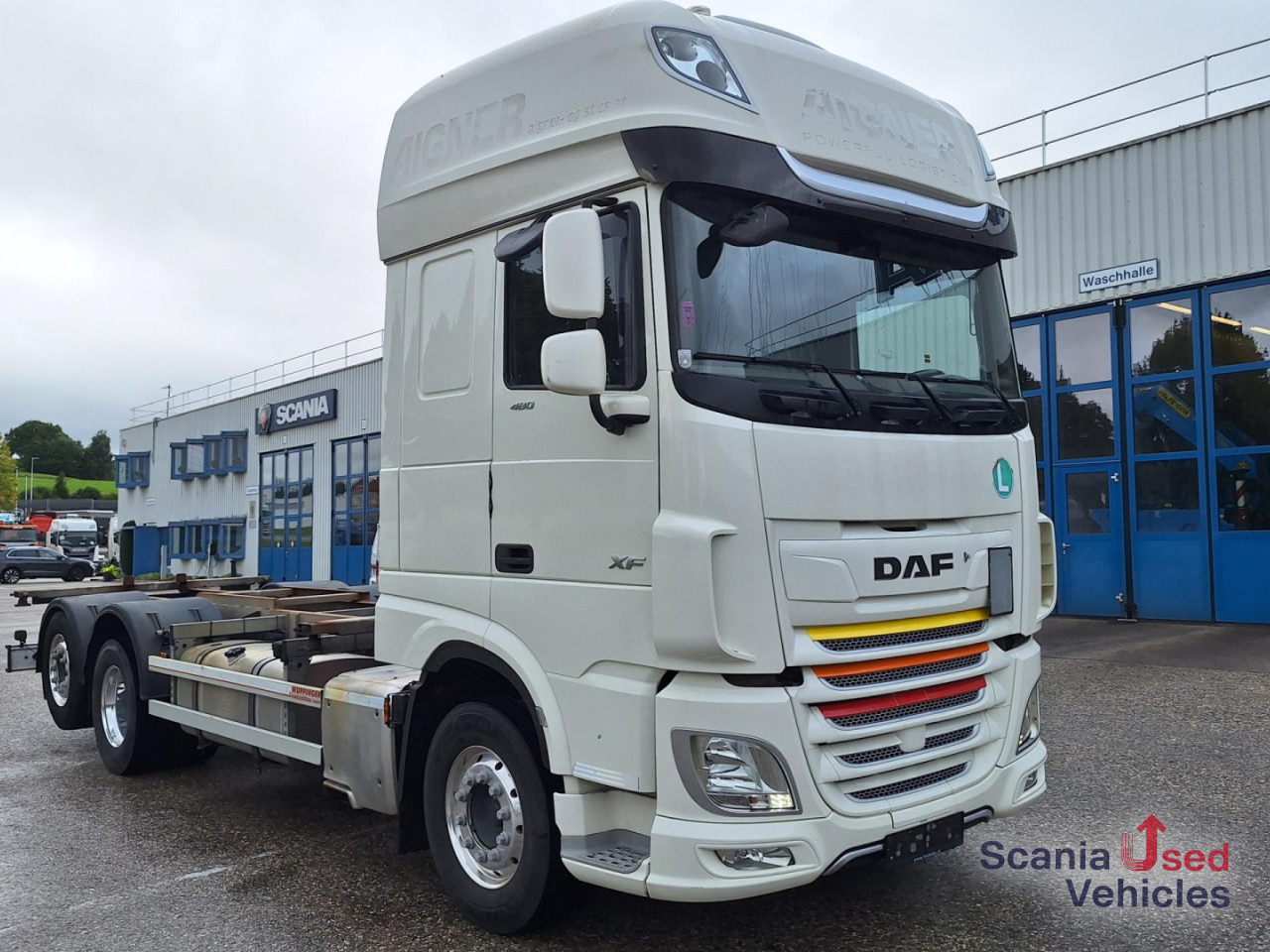 Konteineris-vežimus/ Sukeisti kūną sunkvežimis DAF XF 480 6X2 BDF SSC Euro 6d !: foto 9