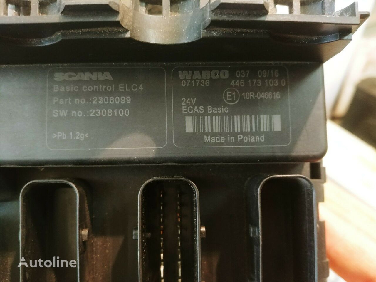 WABCO ELC4 ECAS BASIC Scania - Valdymo blokas - Sunkvežimis: foto 4 WABCO ELC4 ECAS BASIC Scania - Valdymo blokas - Sunkvežimis: foto 4